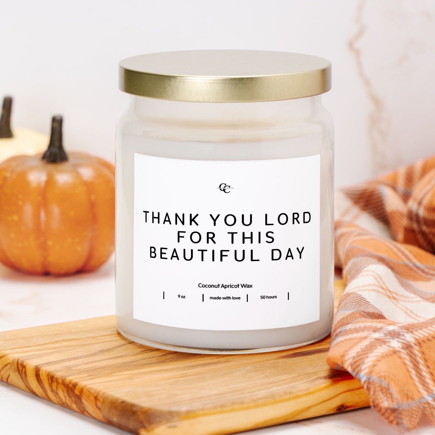 Thank you Lord Beautiful Day 9oz Candle