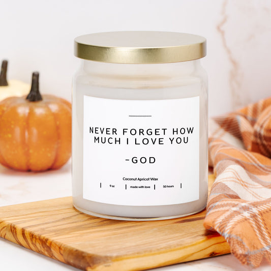 I Love You -God 9oz Candle