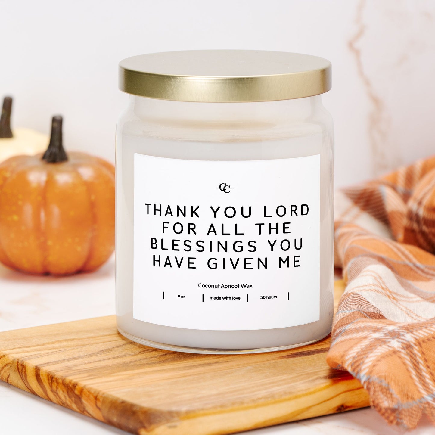 Thank you for the Blessings 9oz Candle